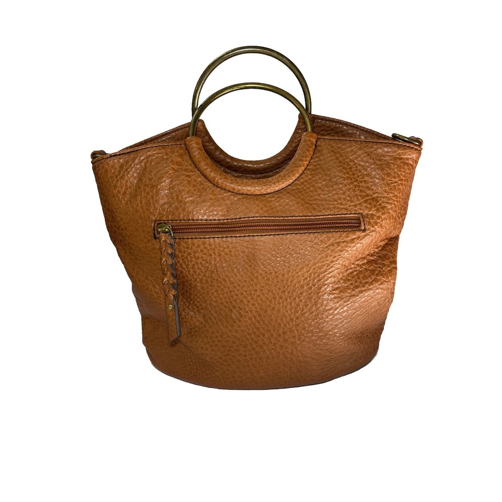 A New Approach A.N.A. Purse Medium Camel Colored Brass Handles Style Vibes